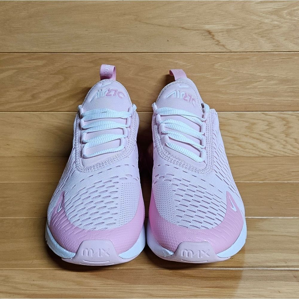 Nike Air Max 270 GS Pink Foam White Rise Running Shoe Sneaker CV9645-600 - Picture 5 of 14
